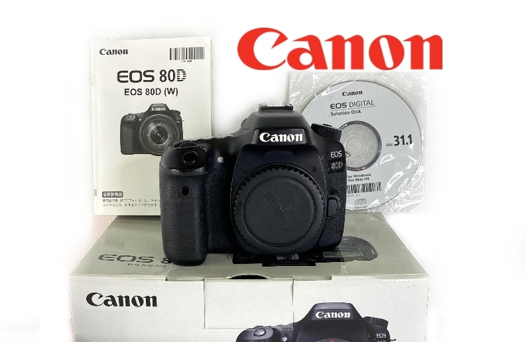 Canon EOS 80Dを売るなら「買い取るゾウさん」！カメラ出張買取・高価買取の無料査定実施中